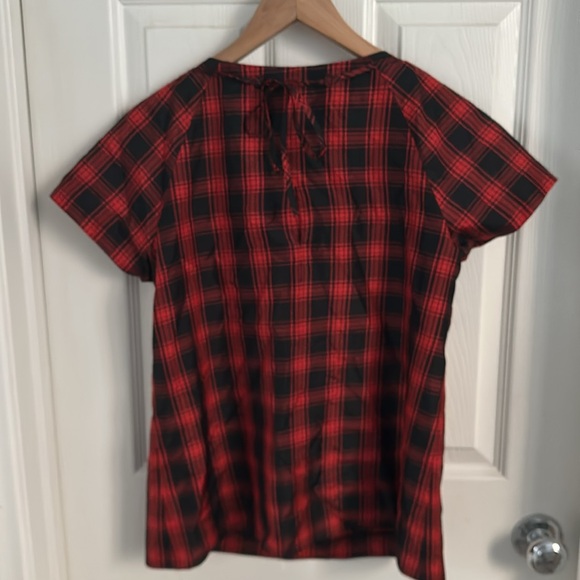 J Crew plaid satin top 6 - Picture 4 of 4